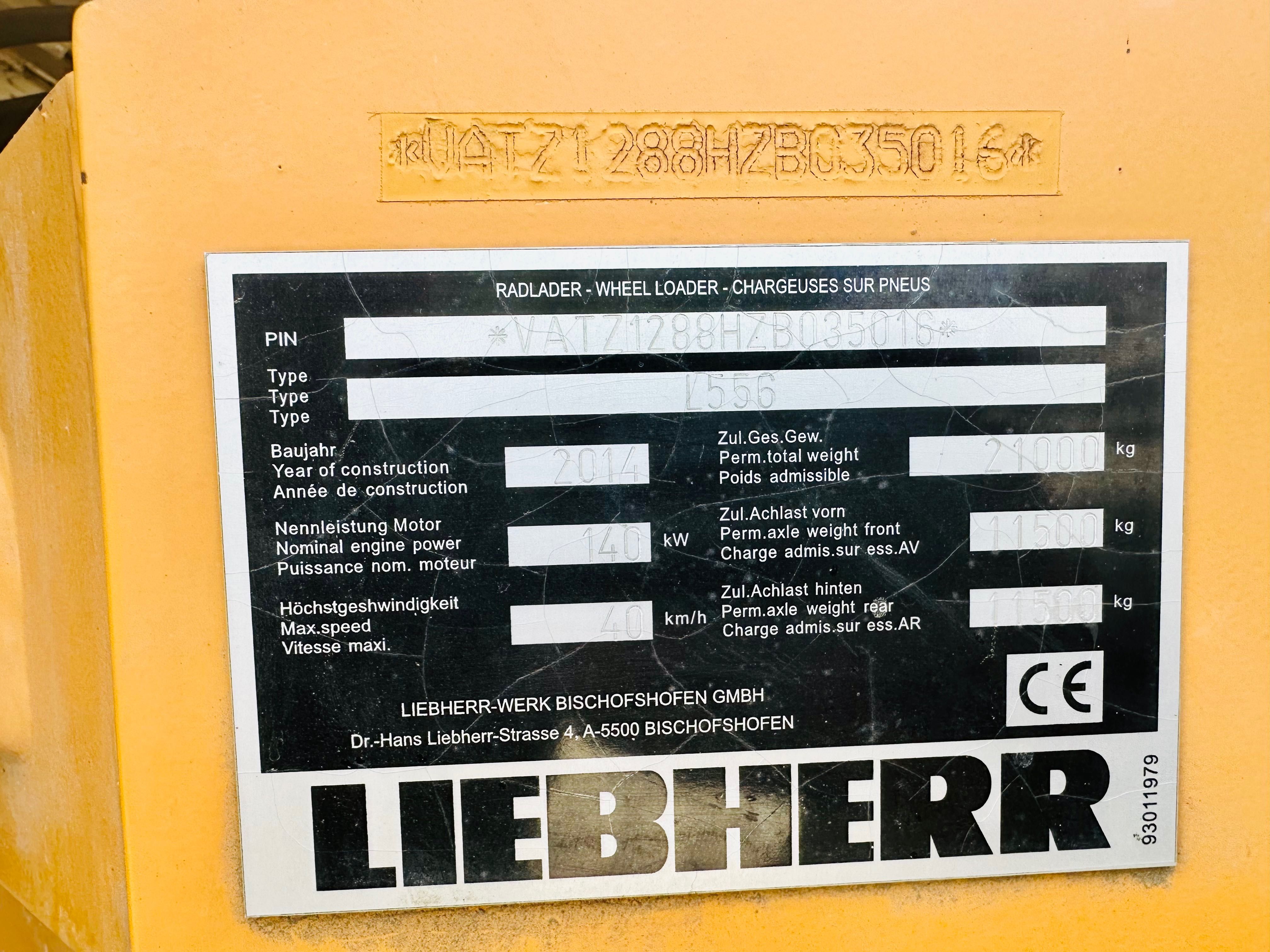 Ładowarka Liebherr L556 ZADBANA