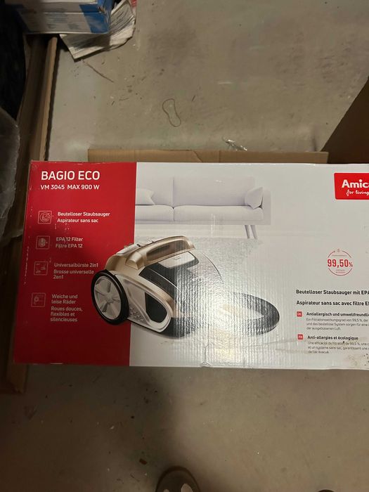 Odkurzacz Amica Bagio Eco VM 3045 na gwarancji