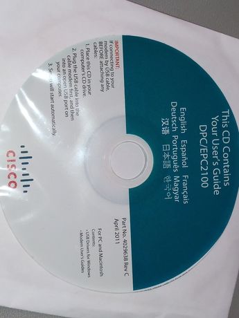 Modem  Cisco 2100 płyta instalacyjna CD
