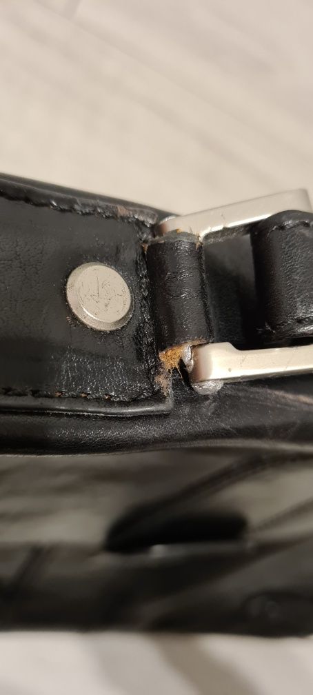 Aktówka męska torba skórzana ochnik. Czarna. Męska