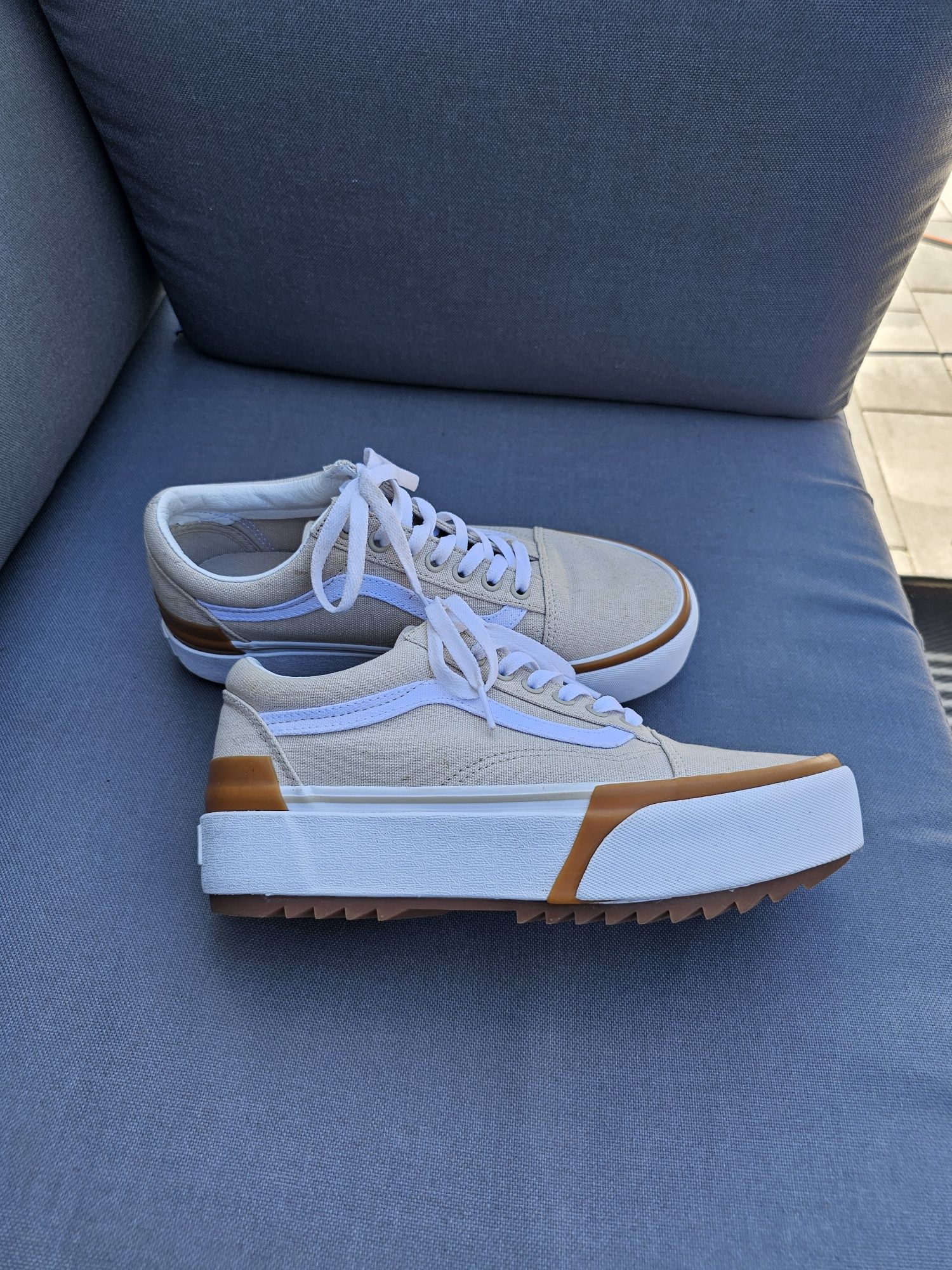 Trampki VANS beżowe
