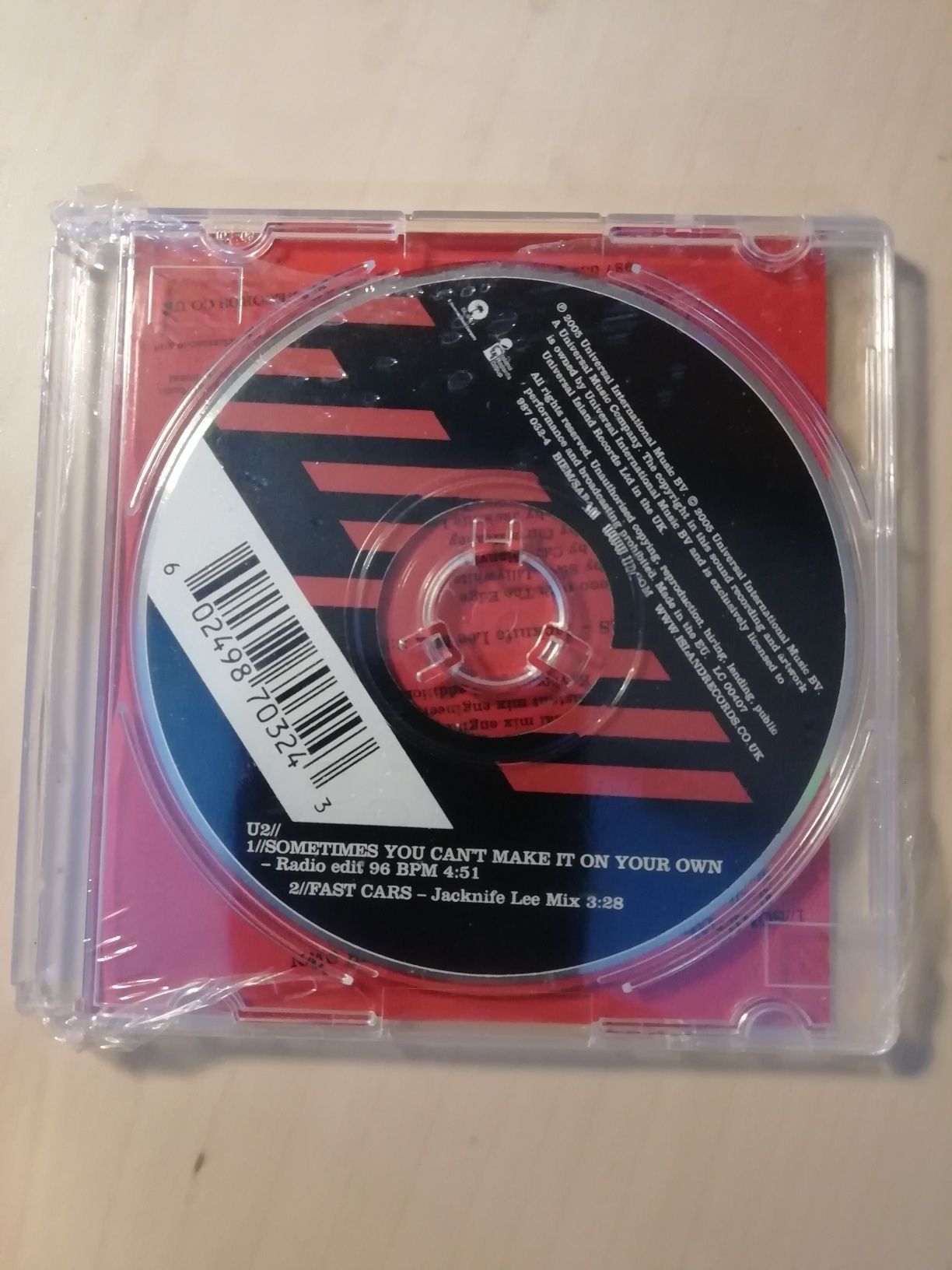 Mini Pocket 3" CD - U2 - Sometimes you can't make it on your own