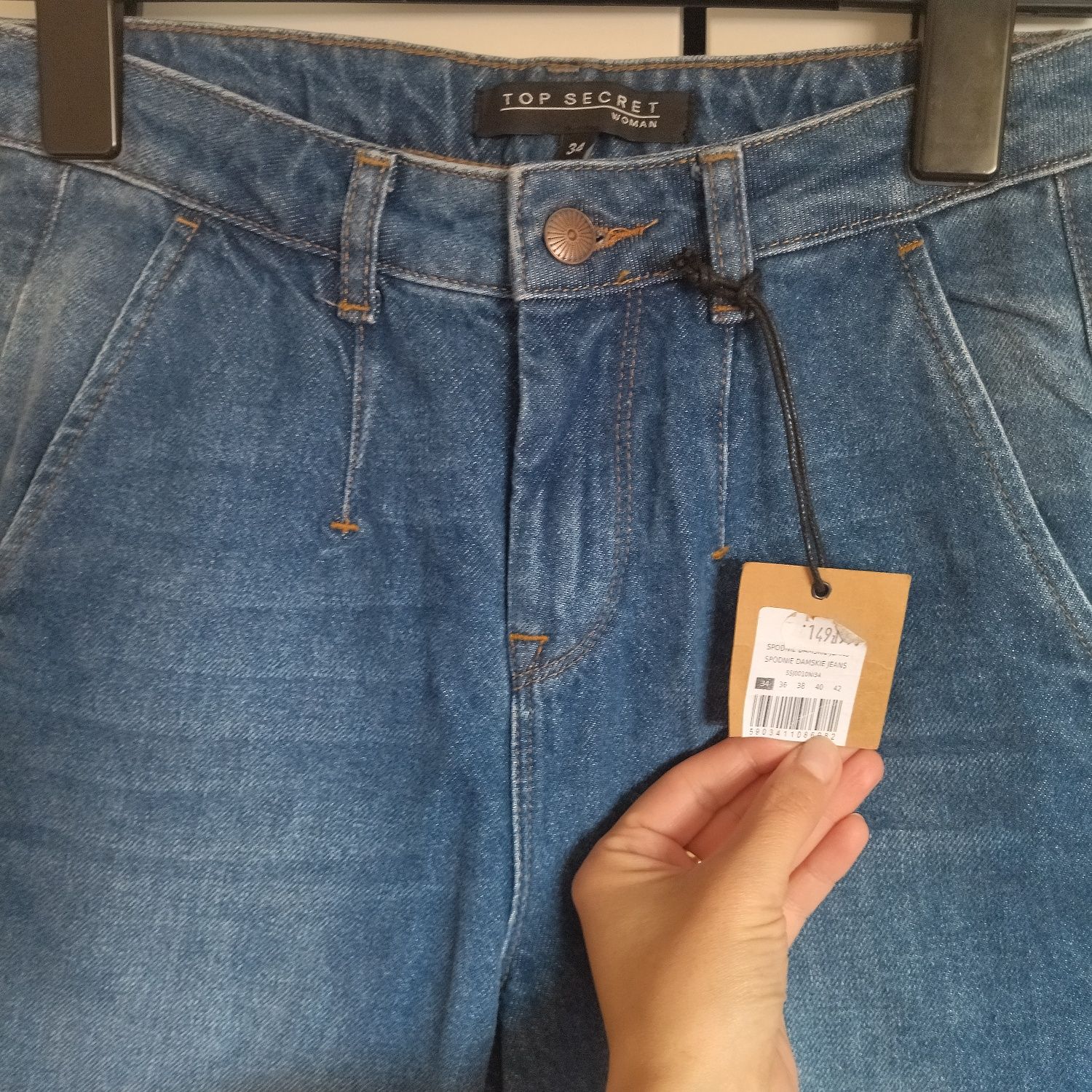 Spodnie jeansowe culotte roz 34 z metką