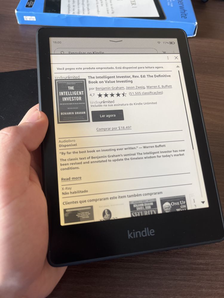 Kindle Paperwhite 16GB + Capa