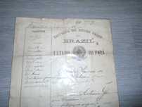 Passaporte " Brazileiro " datado de 1904