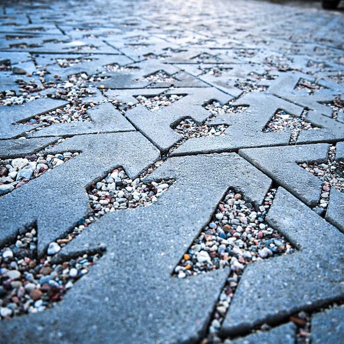 Ażurowiec szary 36x36x8 cm MADAX alternatywa dla tradycyjnej płyty