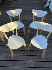 Krzesło Lite Drewno Ikea Nordmyra do jadalni