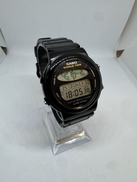 Zegarek Casio World Time W-60U moduł 893 vintage LCD sprawny