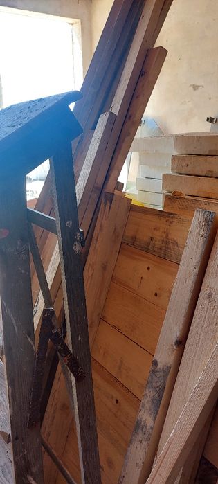 Escadote madeira vintage