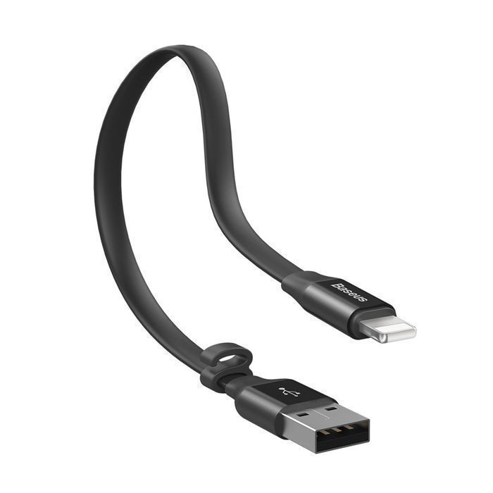 Kabel USB - Lightning Baseus Nimble 2A 0.23M Czarny