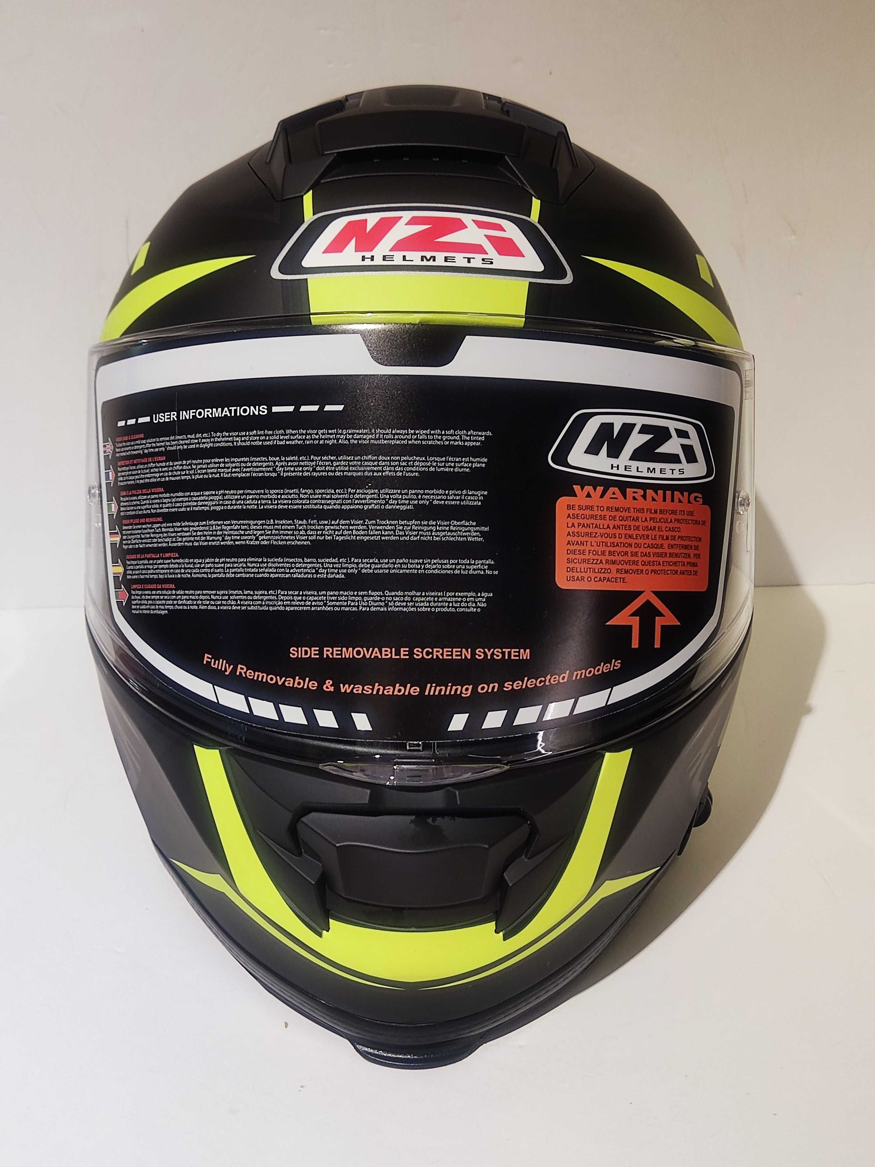 Capacete integral NZi mota scooter novo