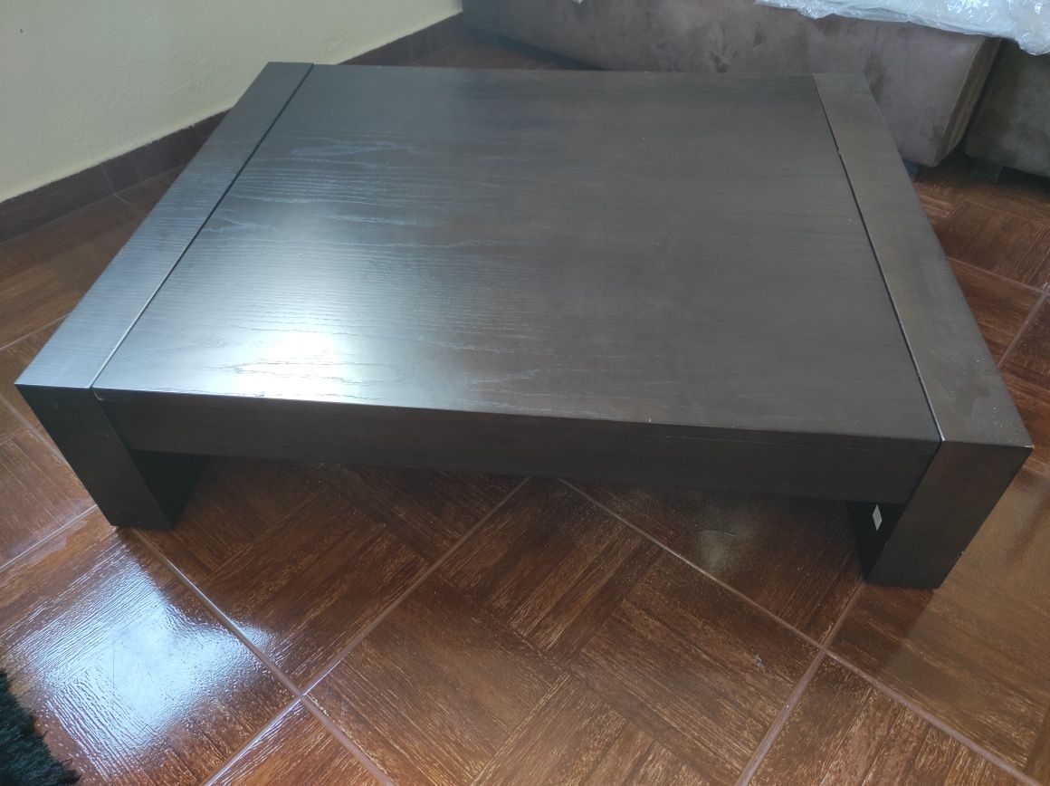 Mesa centro wengué 100x80x25h