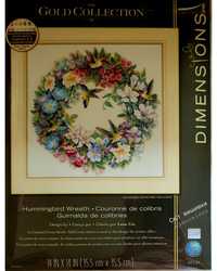 Dimensions Gold Collection 
 35132 Hummingbird  Wreath