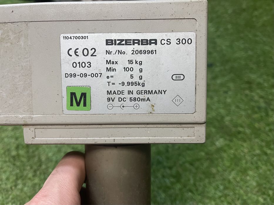 Balança comercial Bizerba CS300 com mosrador e prato