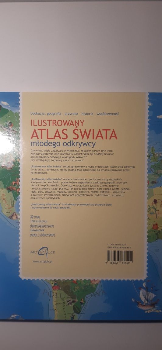 Ilustrowany atlas świata młodego odkrywcy