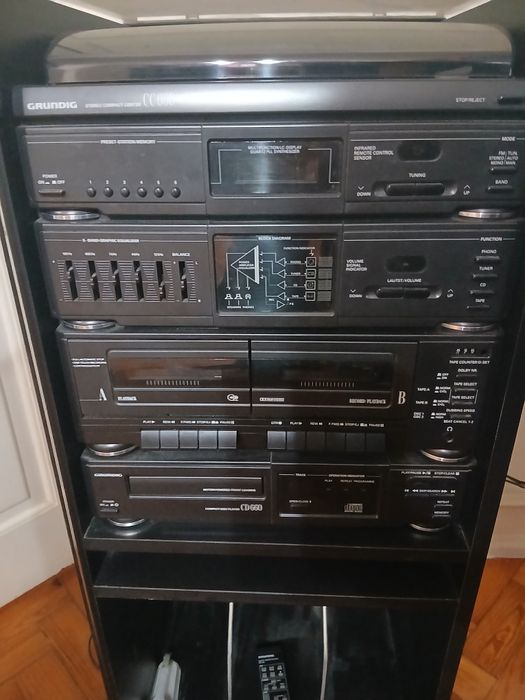 Aparelhagem Grundig, especificamente o modelo CC 660.