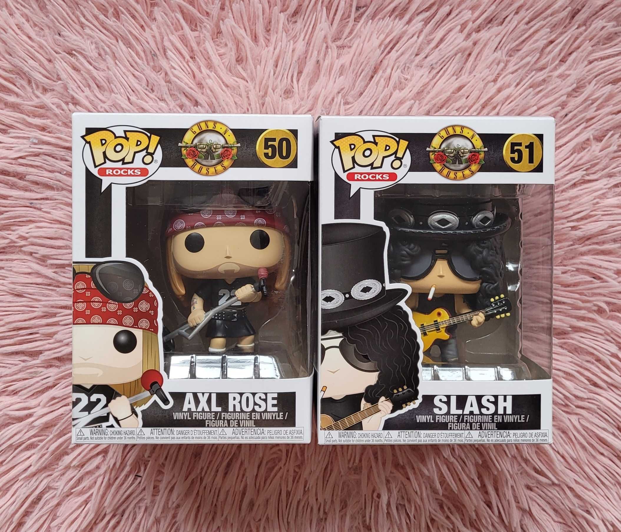 Figurki Funko POP! Rocks AXL ROSE, SLASH Guns N' Roses Rocks #50 #51