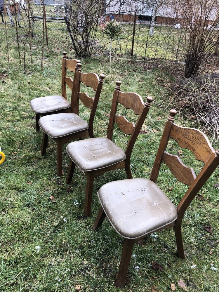 Krzesła dębowe holenderskie