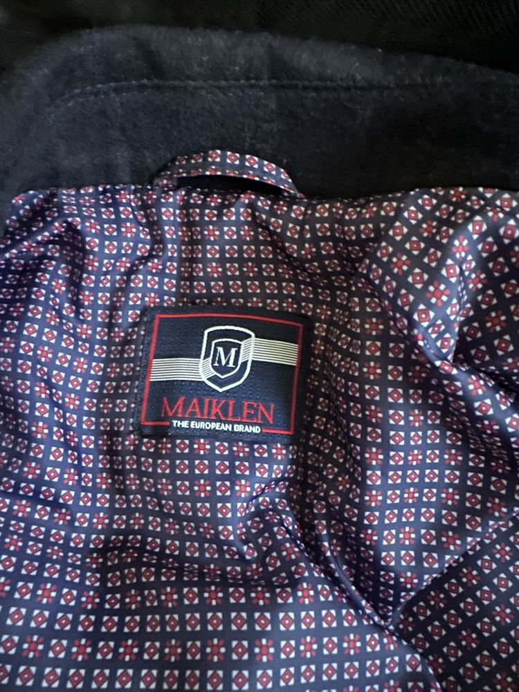Кашемірове чоловіче пальто “MAIKLEN”