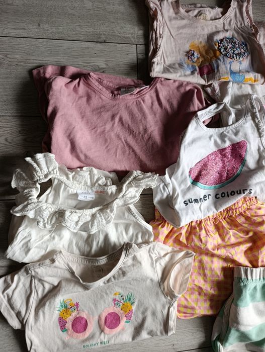 Paka ubranek na lato roz 110