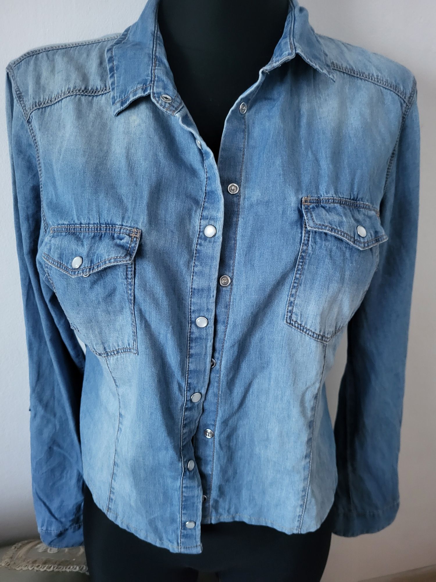Katanka cienki jeans roz L cena 9zlotych
