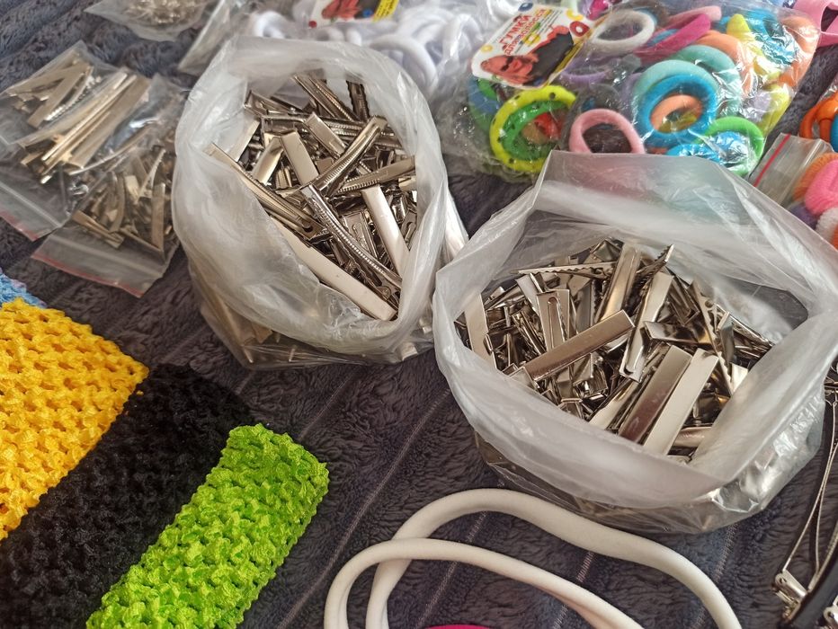 Стрічки, набір для виготовлення бантиків канзаші, атласні, репсові