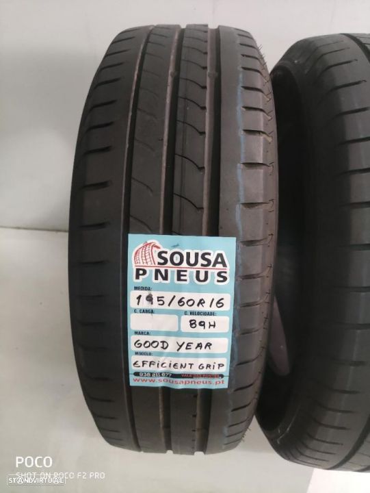 2 pneus semi novos 195-60r16 good year - oferta dos portes