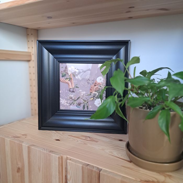 Kolaż Aleksandra Morawiak czarna rama