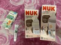 Набір пляшечок для годування NUK гель для зубок