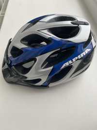 Велосипедний захисний шлем Alpina Mythos, розмір 52-57 см.