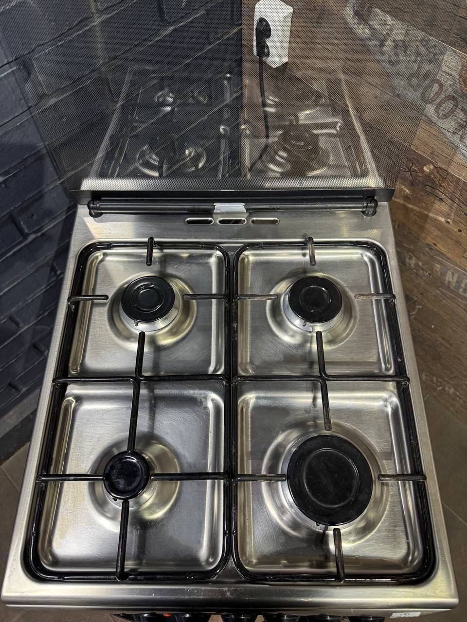 Газова/газовая плита Mastercook KGE349OFUT,  нержавійка