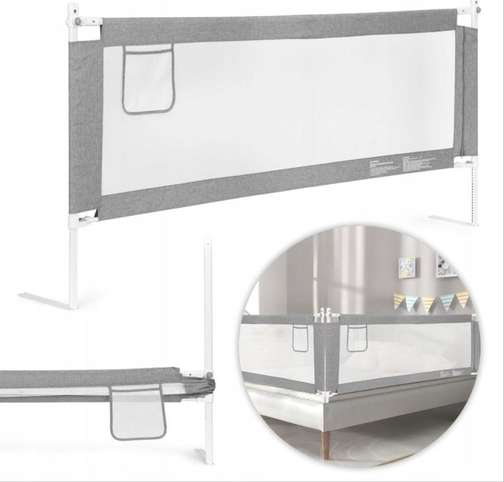 Barierka ochronna na łóżko firmy Ecotoys, 200cm
