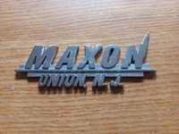 Emblemat logo napis Maxon Union N.J.