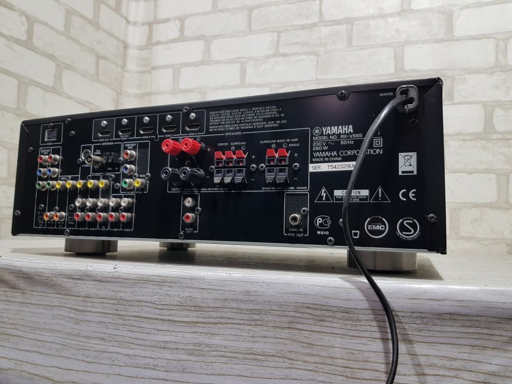 7.1 AV ресивер YAMAHA RX-V565, *7x105,HDMI, DTS-HD,Dolby TrueHD, Б/у
б
