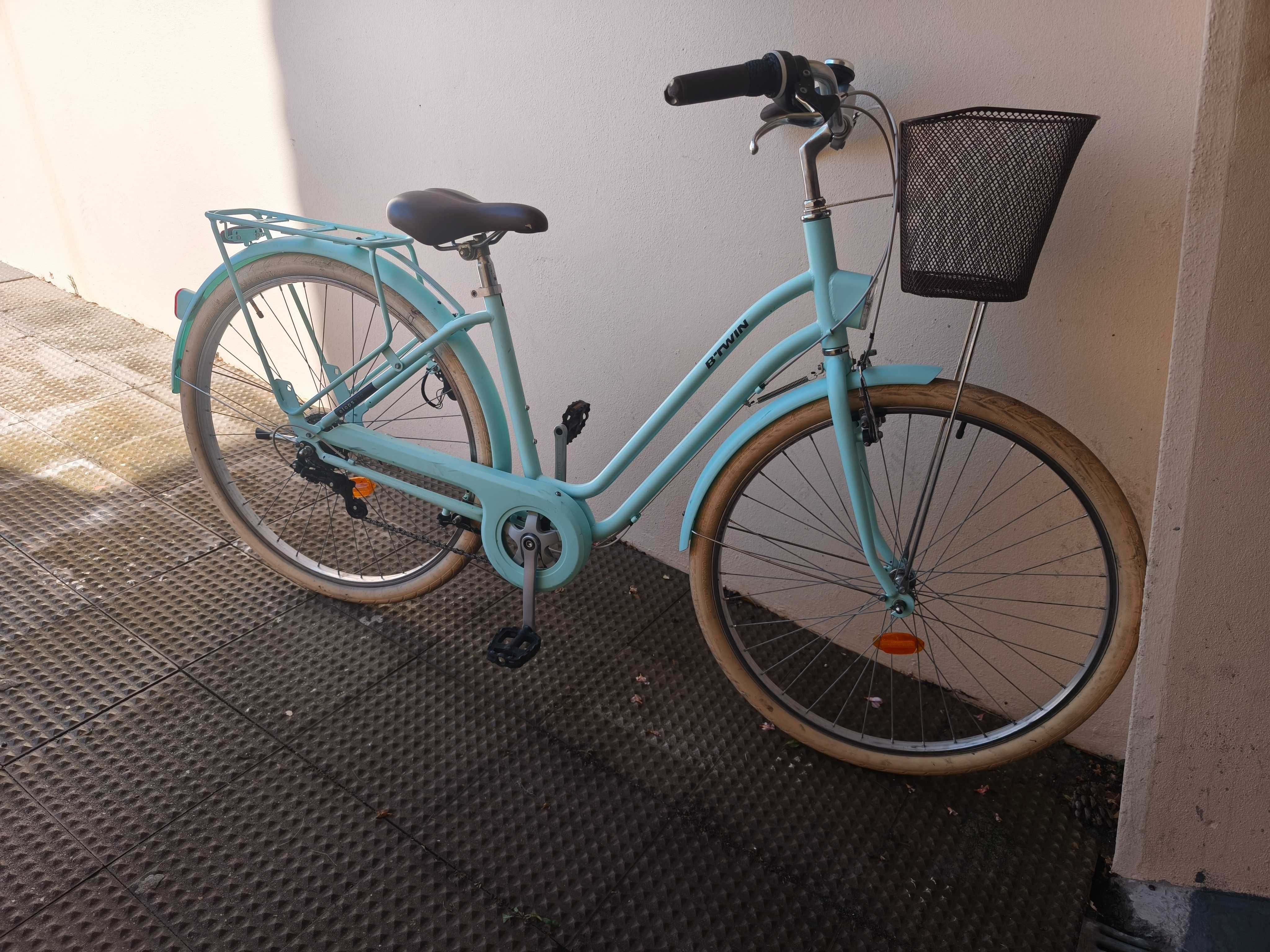 Bicicleta cidade clássica Decathlon