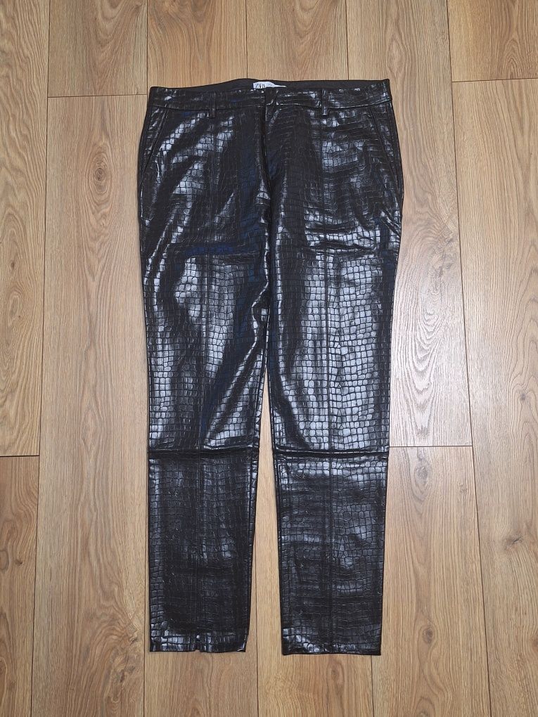 Czarne spodnie ZARA rozm. XL nowe bez metki