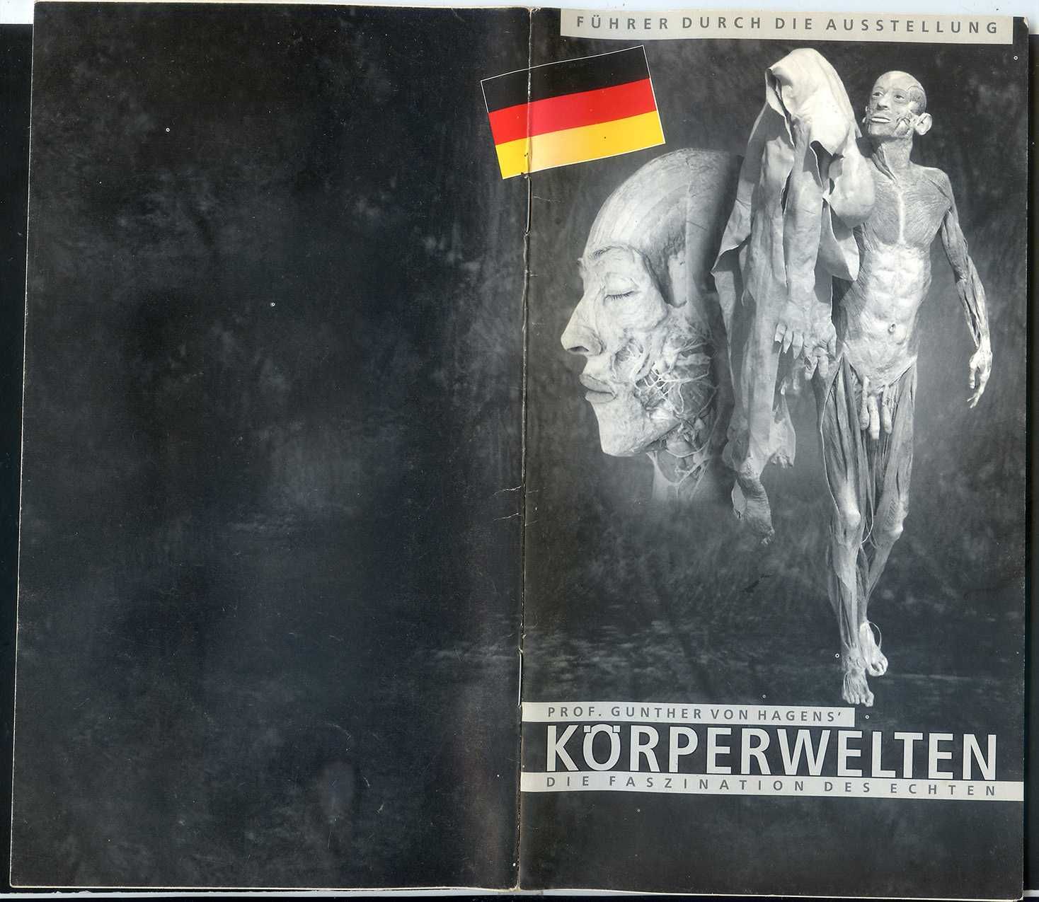 Körperwelten. Арт-об’єкти з людських тіл.  Каталог виставки. Див. опис