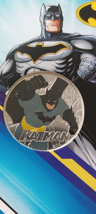 10 Euro Prata Comemorativa França 2025 - Batman