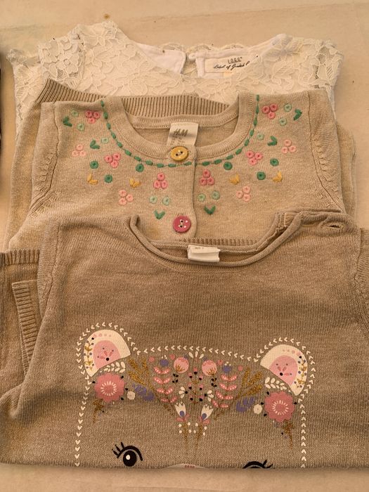 Paka ubranek dla dziewczynki 92 cm