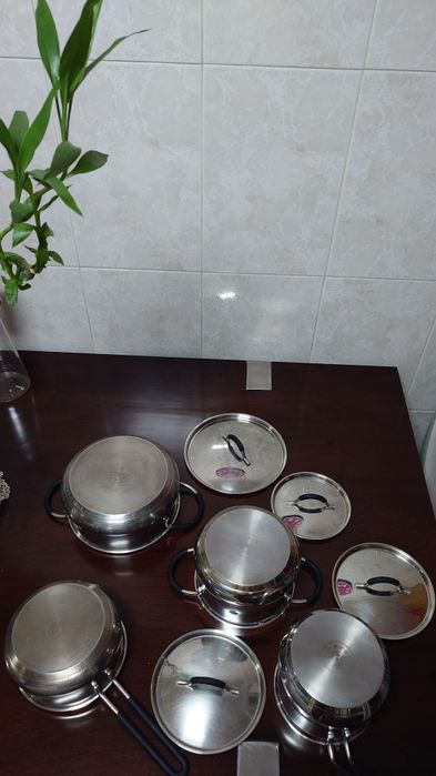 3 tachos+ 1 fervedouro marca silampos pouco uso