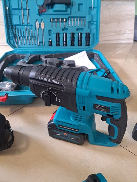 Zestaw 4szt elektronarzędzi z 3 aku 6ah Kompatybilny. MAKITY  48V SZLI