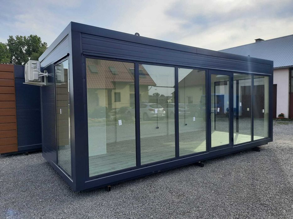 Kontener Pawilon Dom Mieszkalny Socjalny Biurowy Handlowy Magazyn 7x3