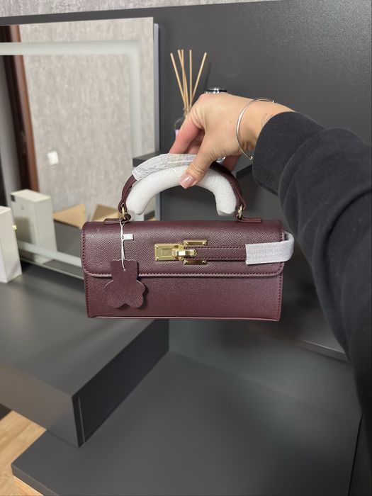 Сумка в стилі JW PEI бордо