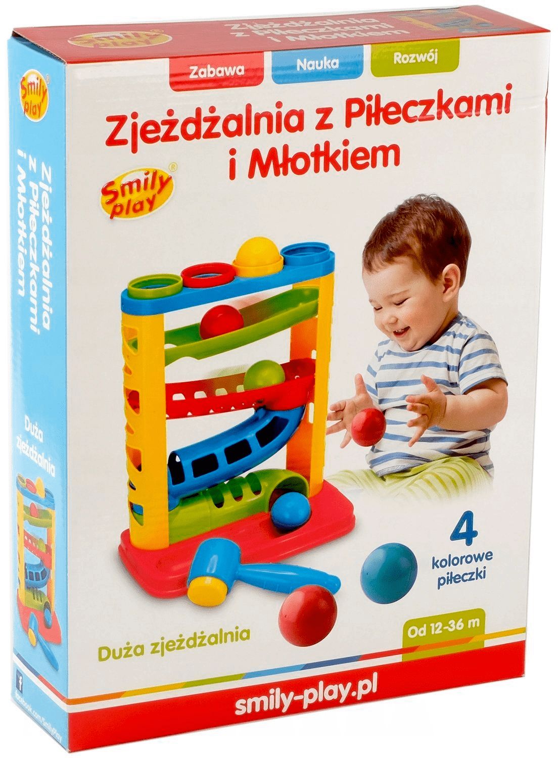 Zjeżdżalnia z piłeczkami
