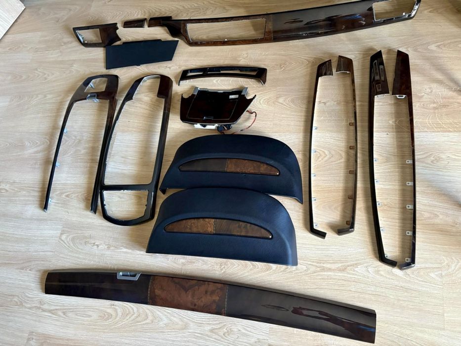 BMW 7 E65 E66 dekory listwy v12 intrasja drewno rarytas long