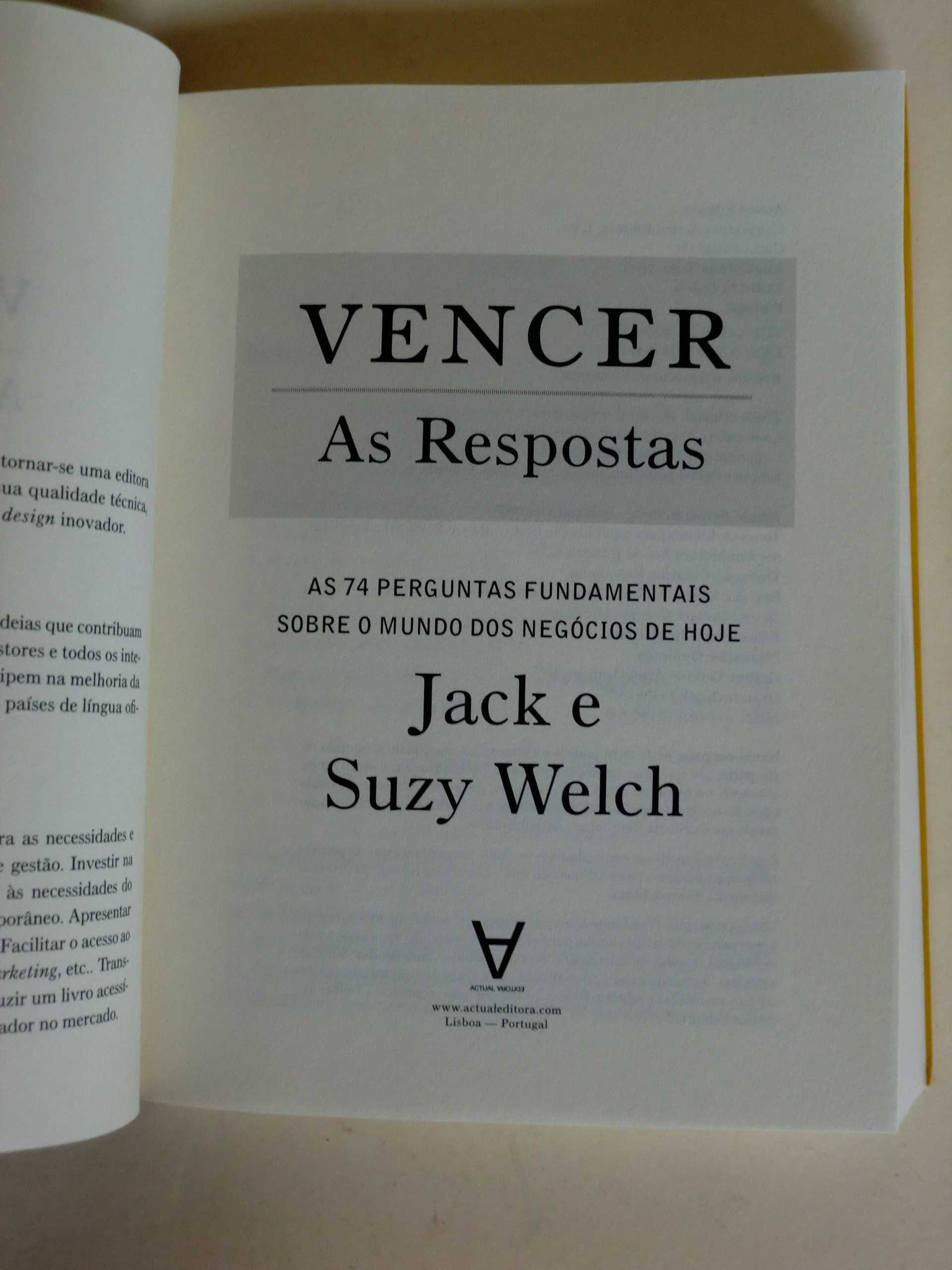 Vencer
de Jack Welch com Suzy Welch