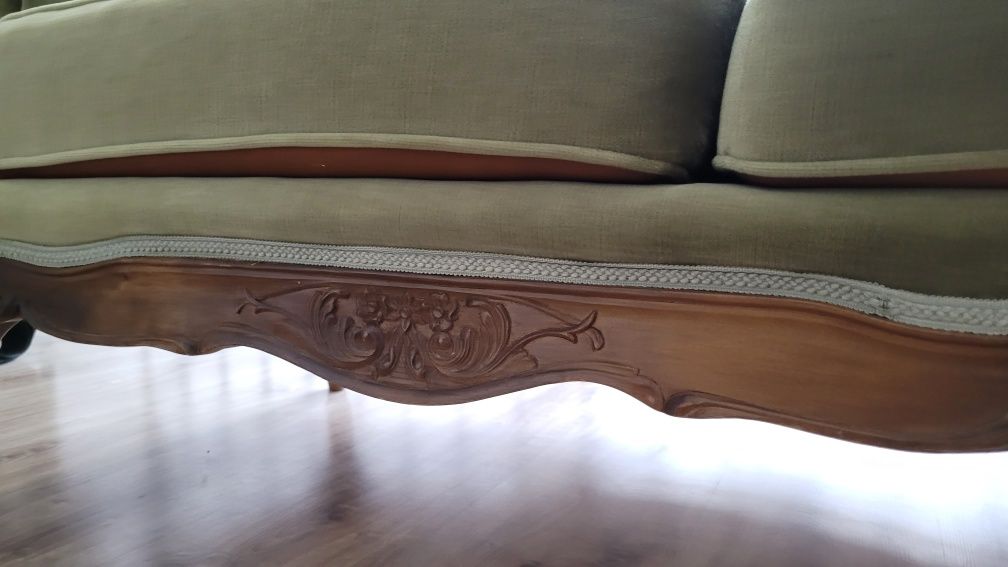 Stylowa Sofa kanapa w stylu ludwikowskim