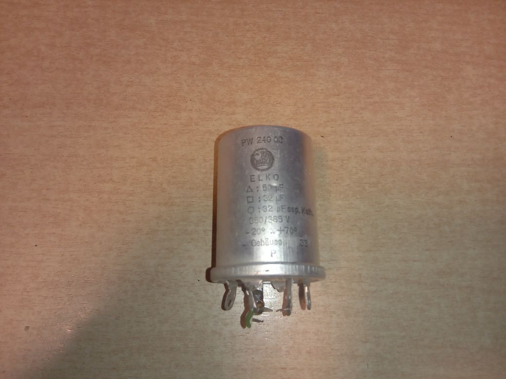 Kondensator Valvo 50+32+32uF - 350/385V