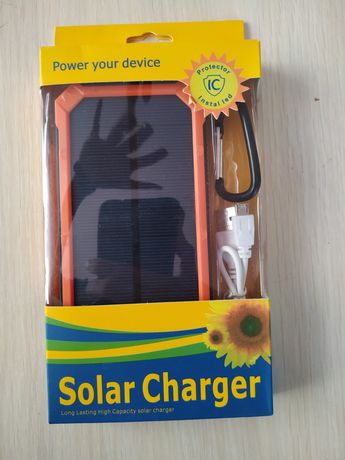 Повербанк з сонячною батареєю Solar Charger 20000