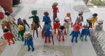 Figuras Miniaturas Geobra 1974 Antigas